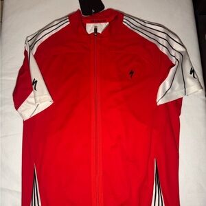 Specialized Red and White Men's Cycling Jacket